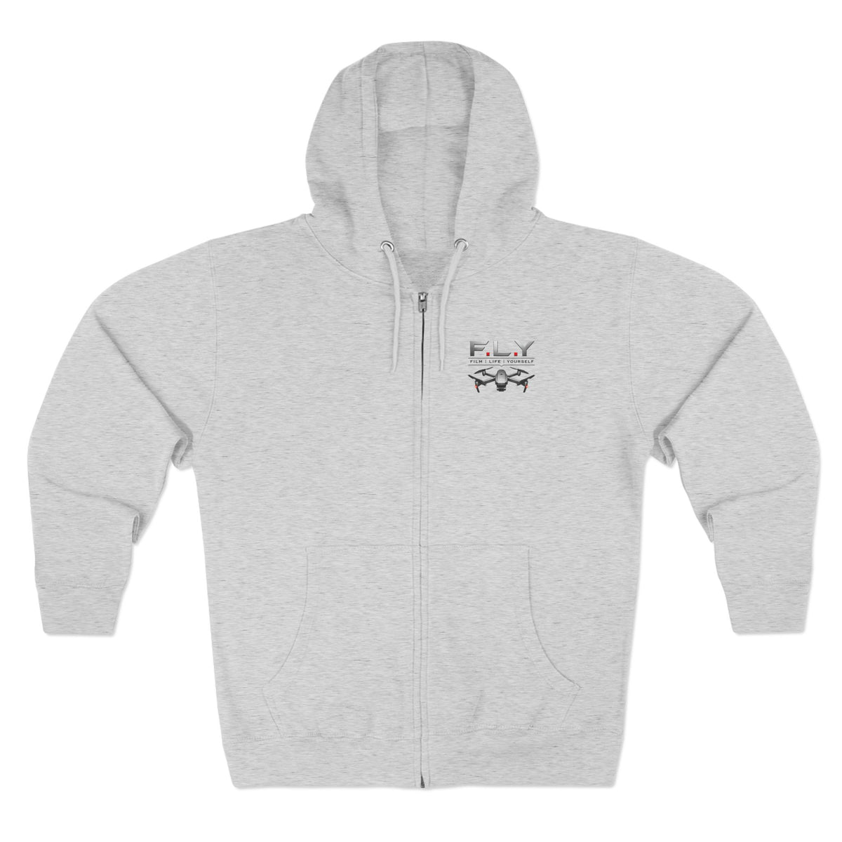 F.L.Y Film Life Yourself Drone Statement Zip Up Hoodie