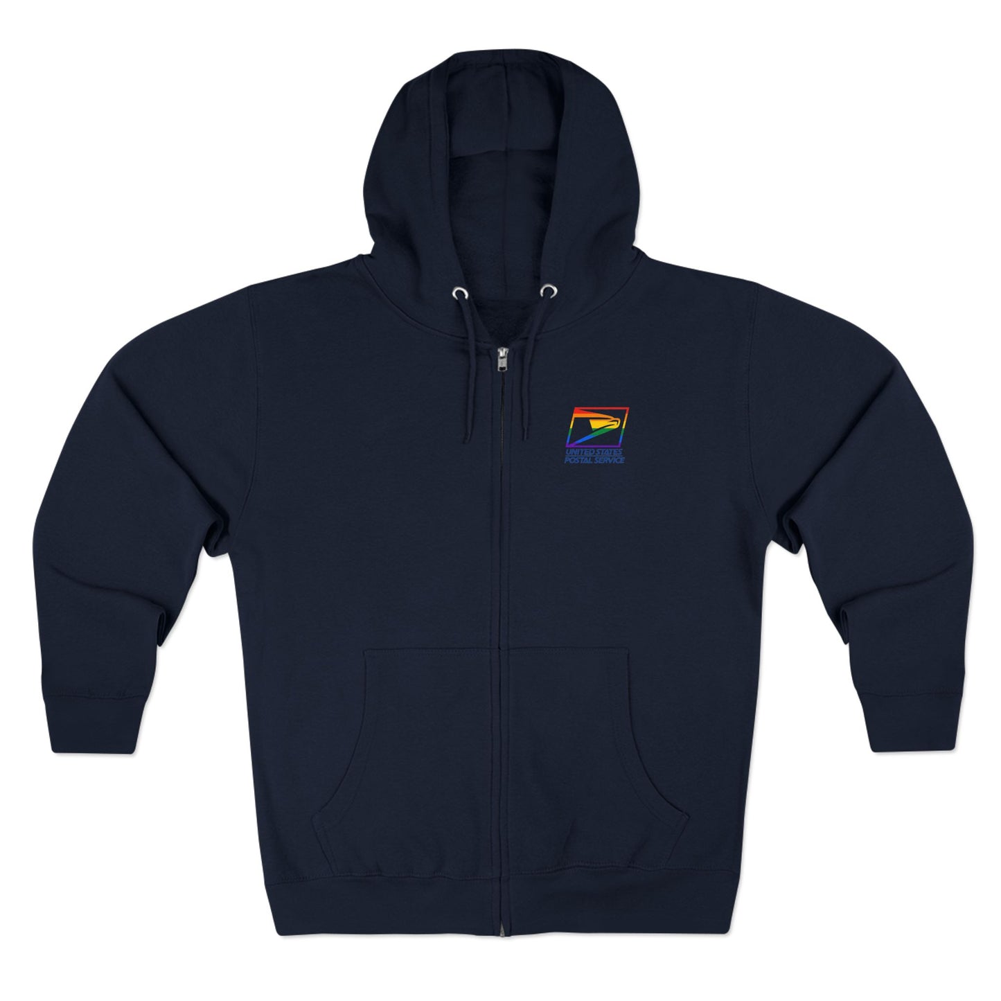 USPS Pride Logo  Zip Up Hoodie