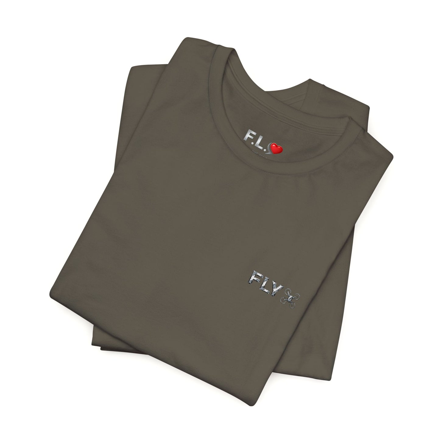 FLY “Drone Life” Embroidery Tee – Elevate Your Style