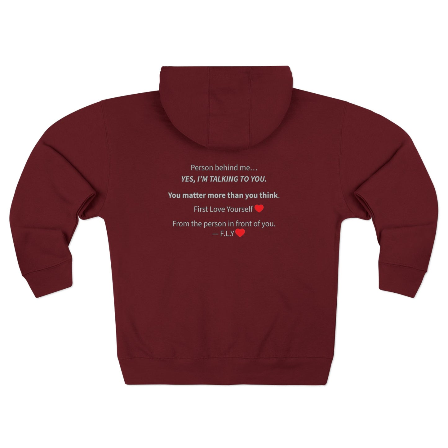 F.L.Y. Statement Zip Up Hoodie