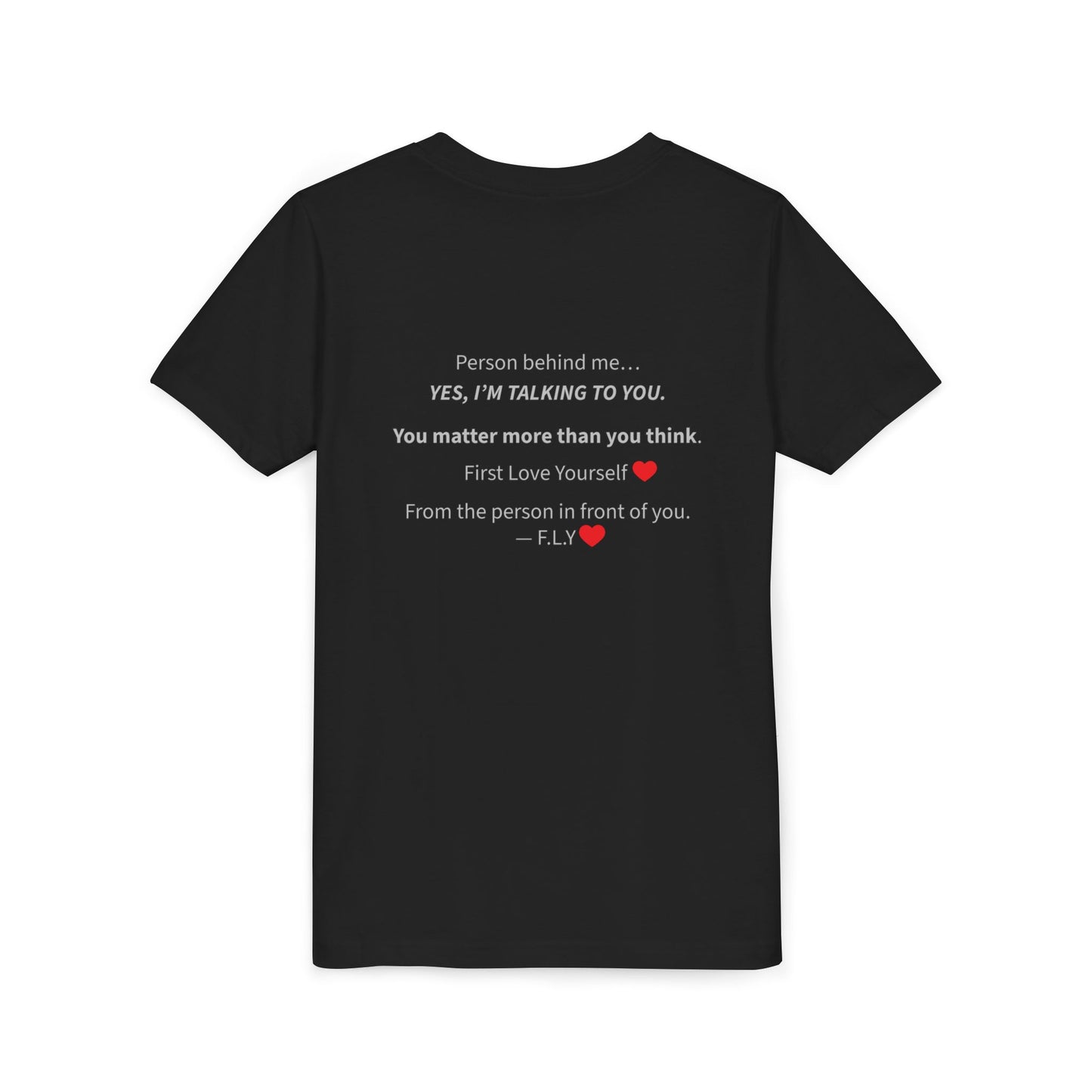Youth Tee - F.L.Y. (First Love Yourself) Inspirational Kids T‑Shirt