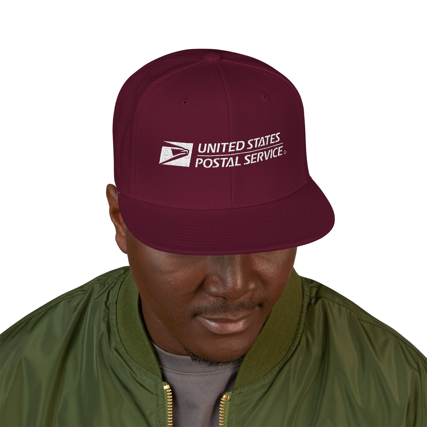 USPS Embroidered Snapback Hat