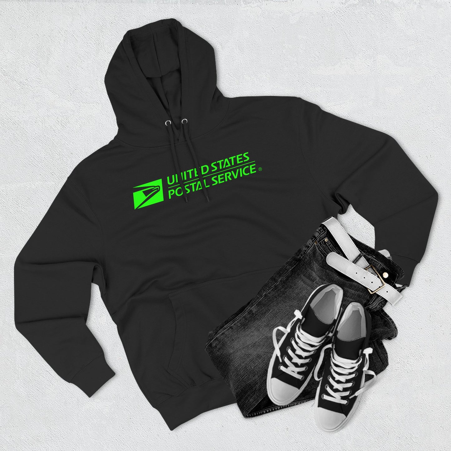 USPS Neon Pullover Hoodie