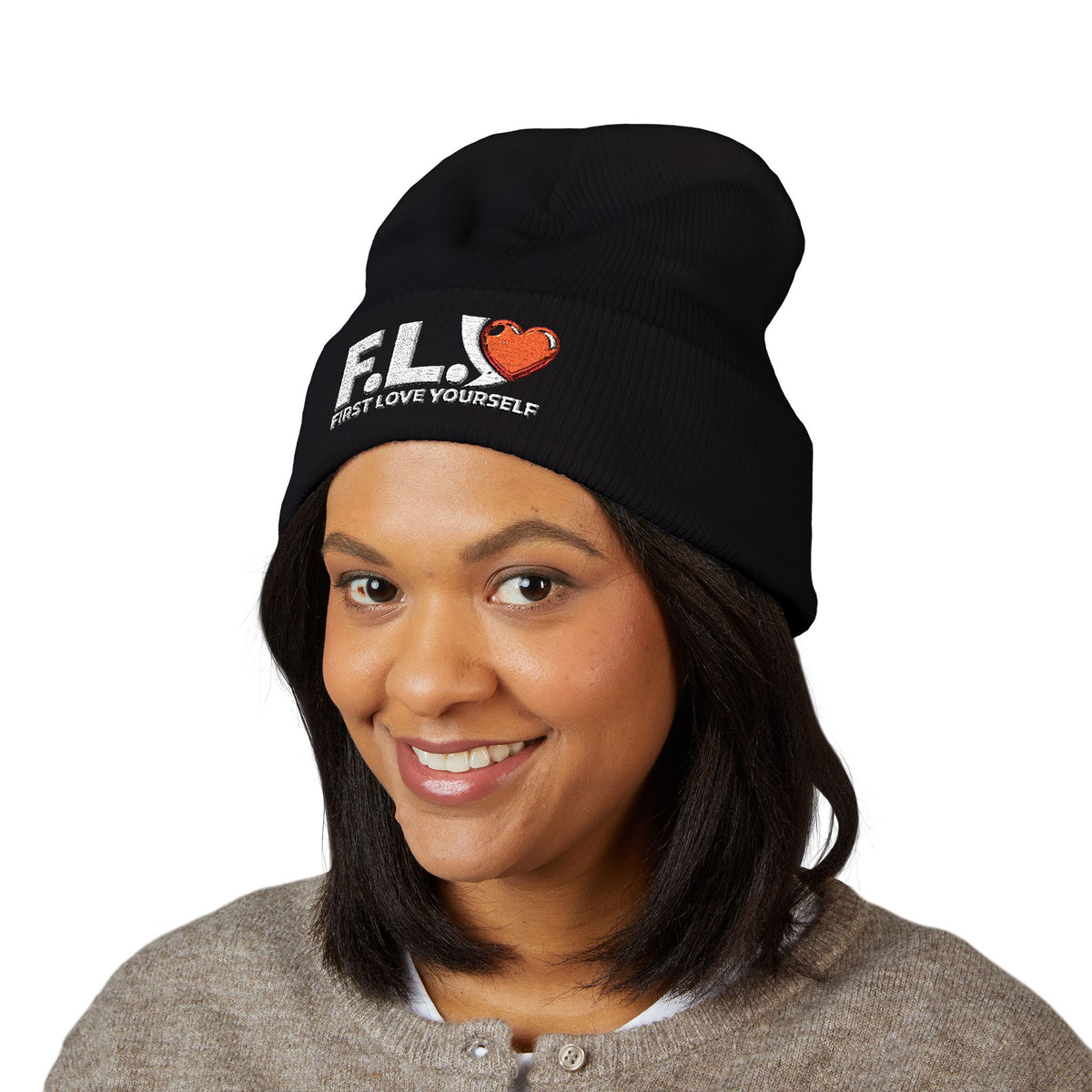 FLY Essential Embroidered Beanie