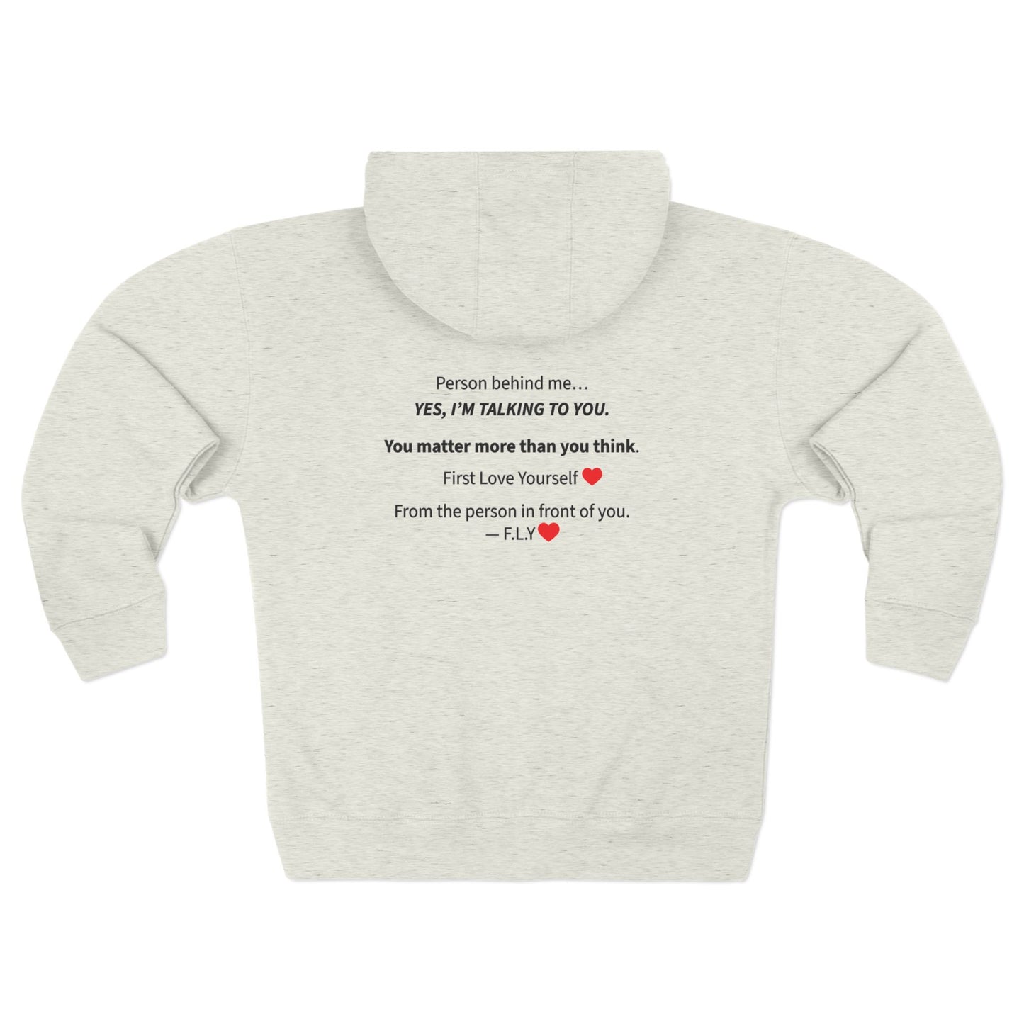 F.L.Y. Statement Zip Up Hoodie