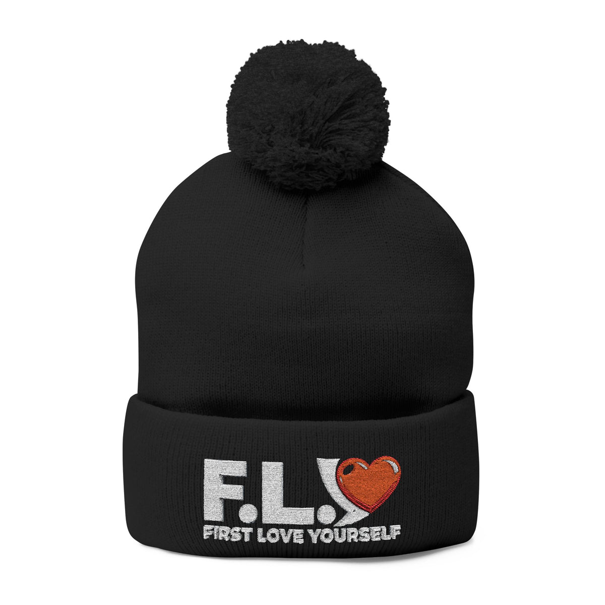 F.L.Y Essentials Pom Beanie — First Love Yourself