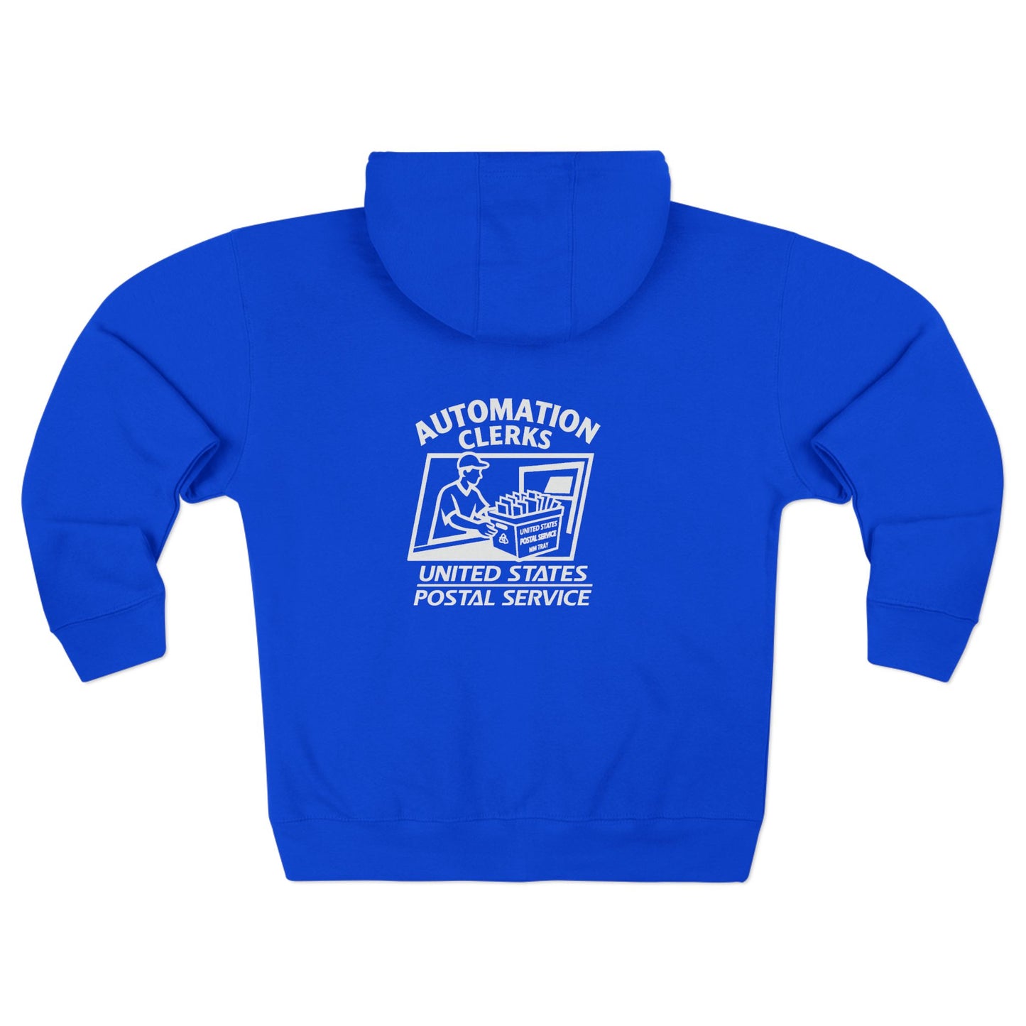 USPS Automation Clerks Zip Up Hoodie