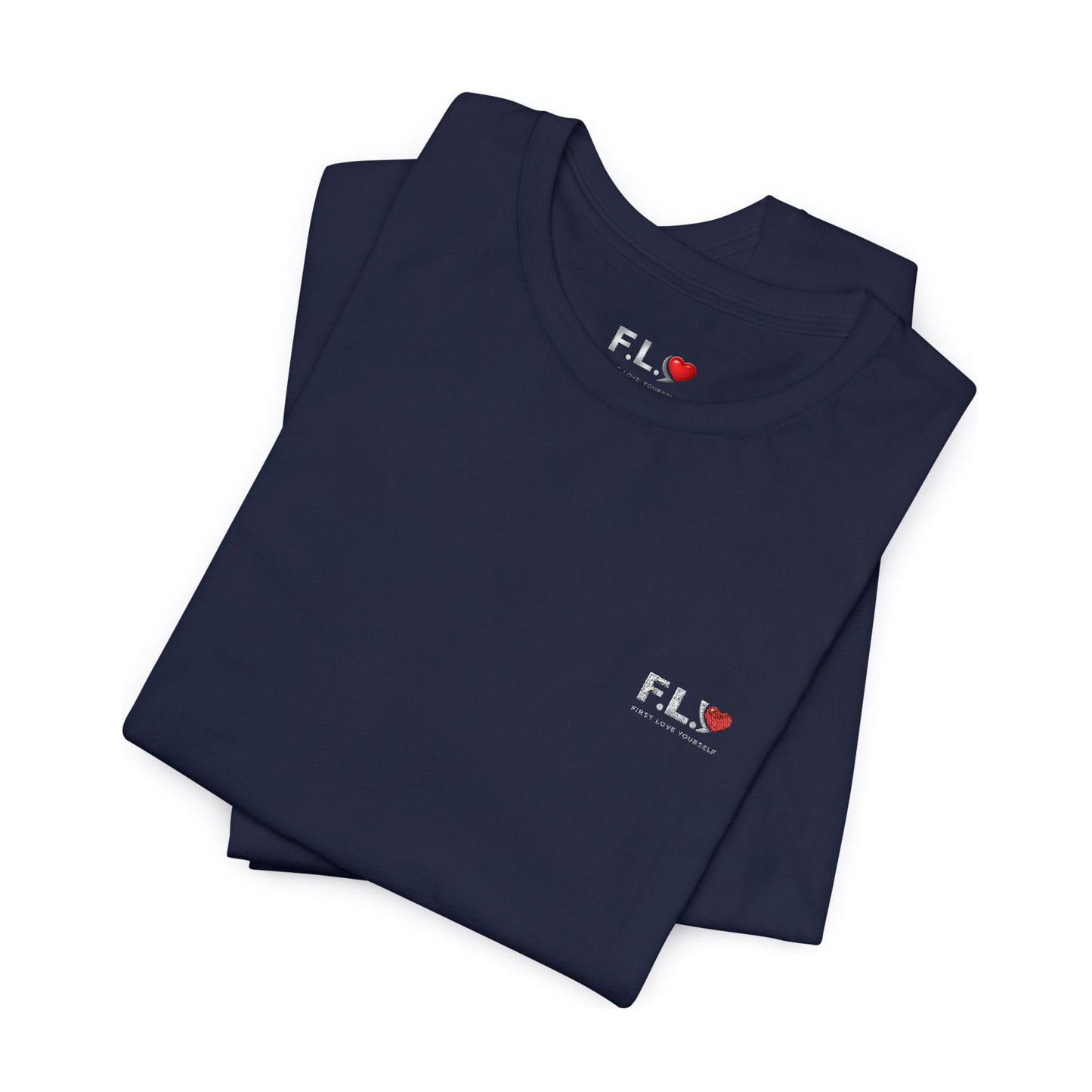 FLY Embroidered Essential T-Shirt | First Love Yourself