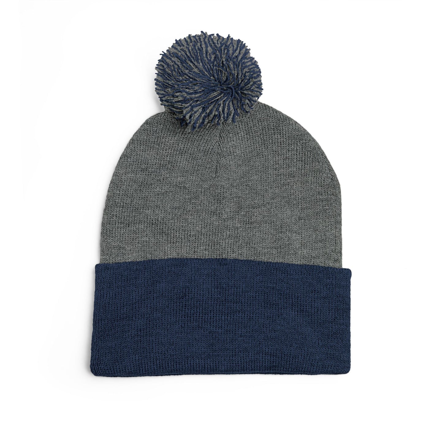 USPS Embroidered White Print Pom-Pom Beanie/Skully