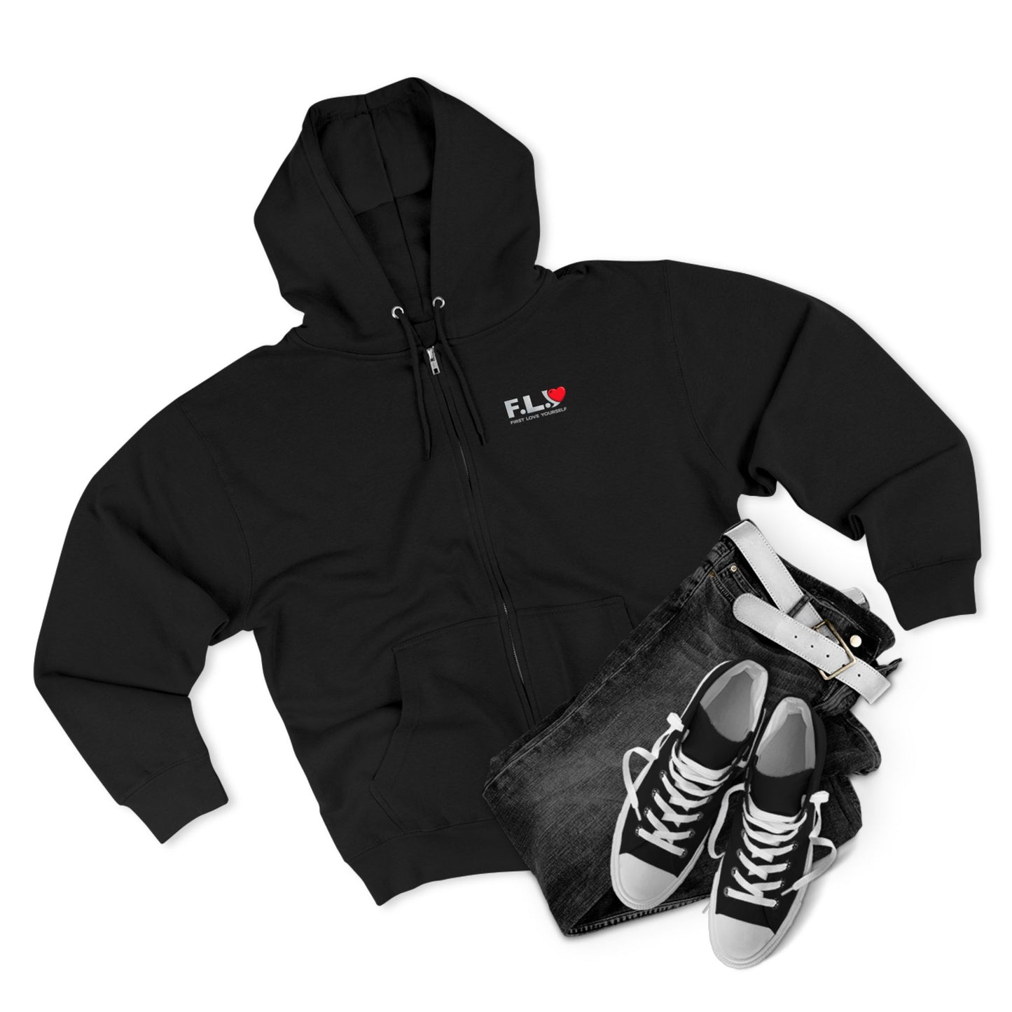 F.L.Y. Statement Zip Up Hoodie