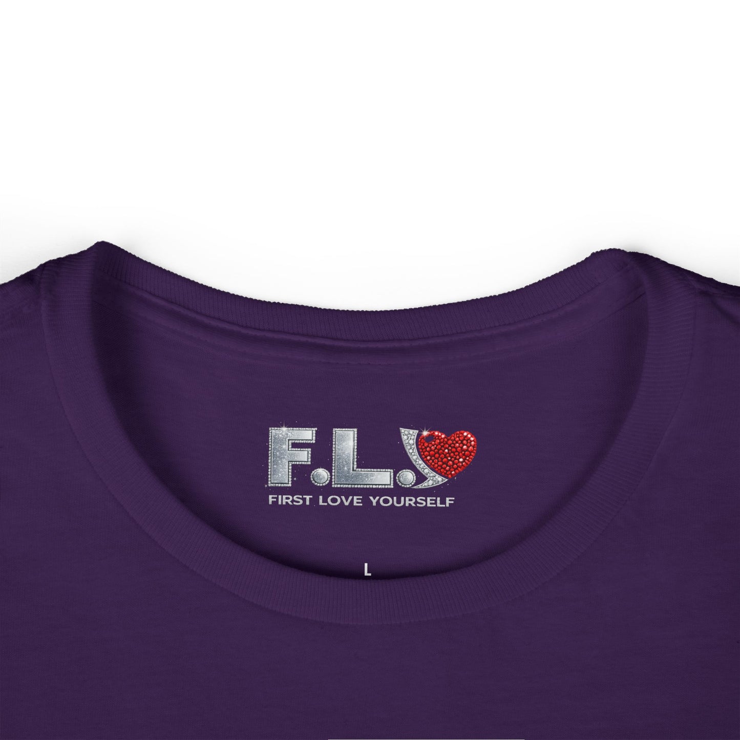F.L.Y. "First Love Yourself" Women's Tee — Crystal Inspired