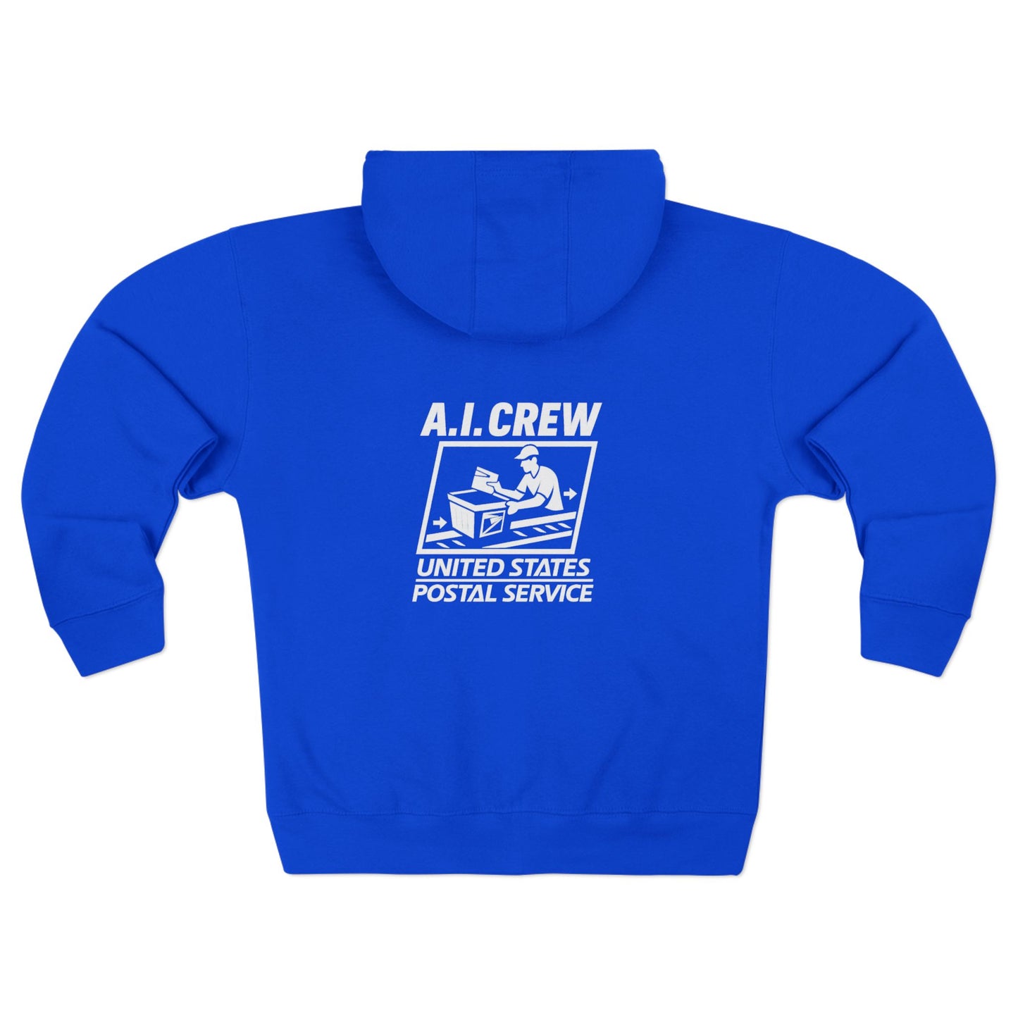 A.I Crew USPS Logo Zip Up Hoodie