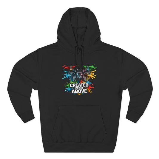 "Created From Above Drone" Pullover Hoodie