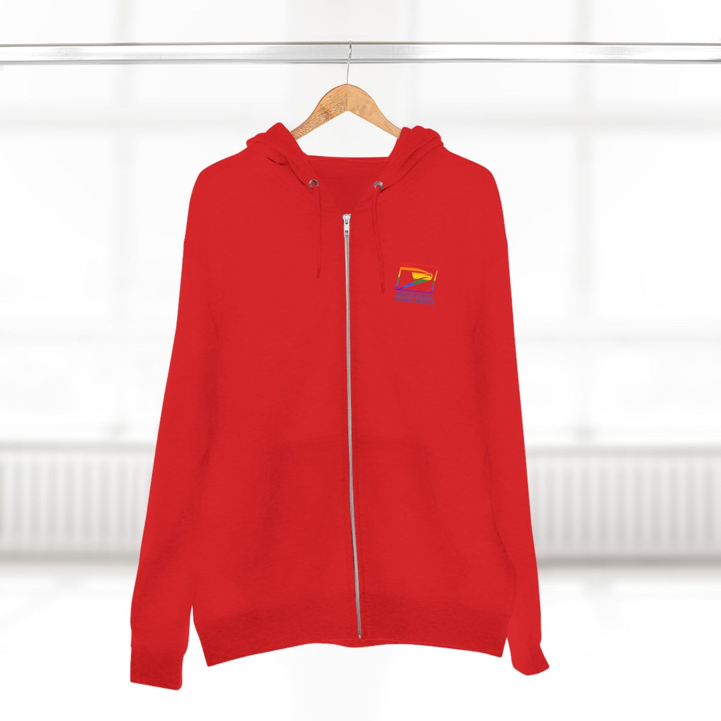 USPS Pride Logo  Zip Up Hoodie