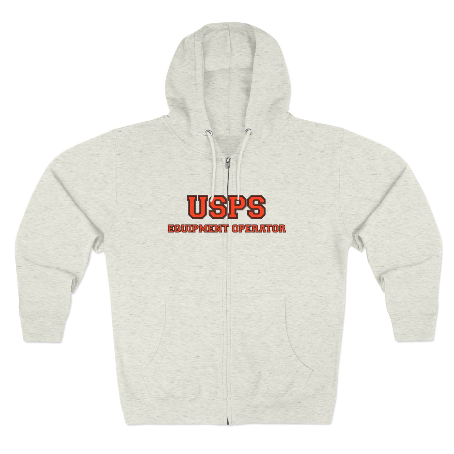 Zip Up Bidded Driver  Hoodie