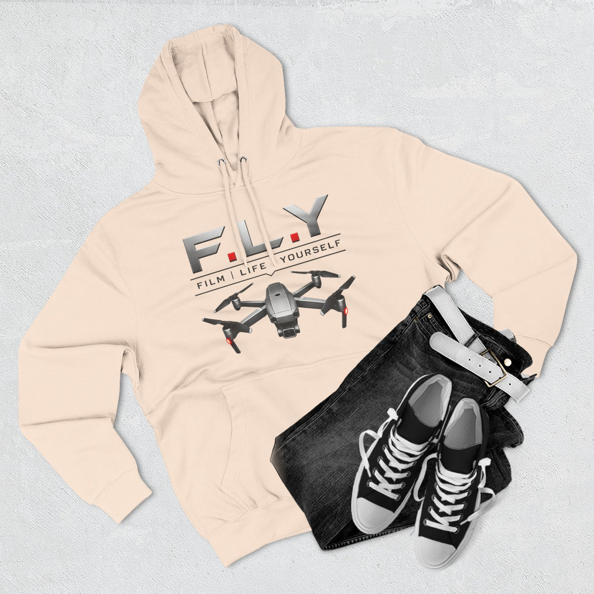 F.L.Y Film Life Yourself Drone Statement Pullover