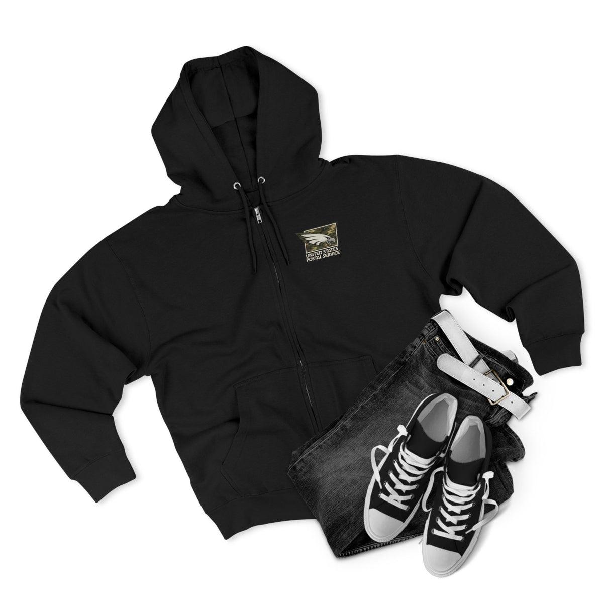 USPS Eagle Camo Zip Up Hoodie