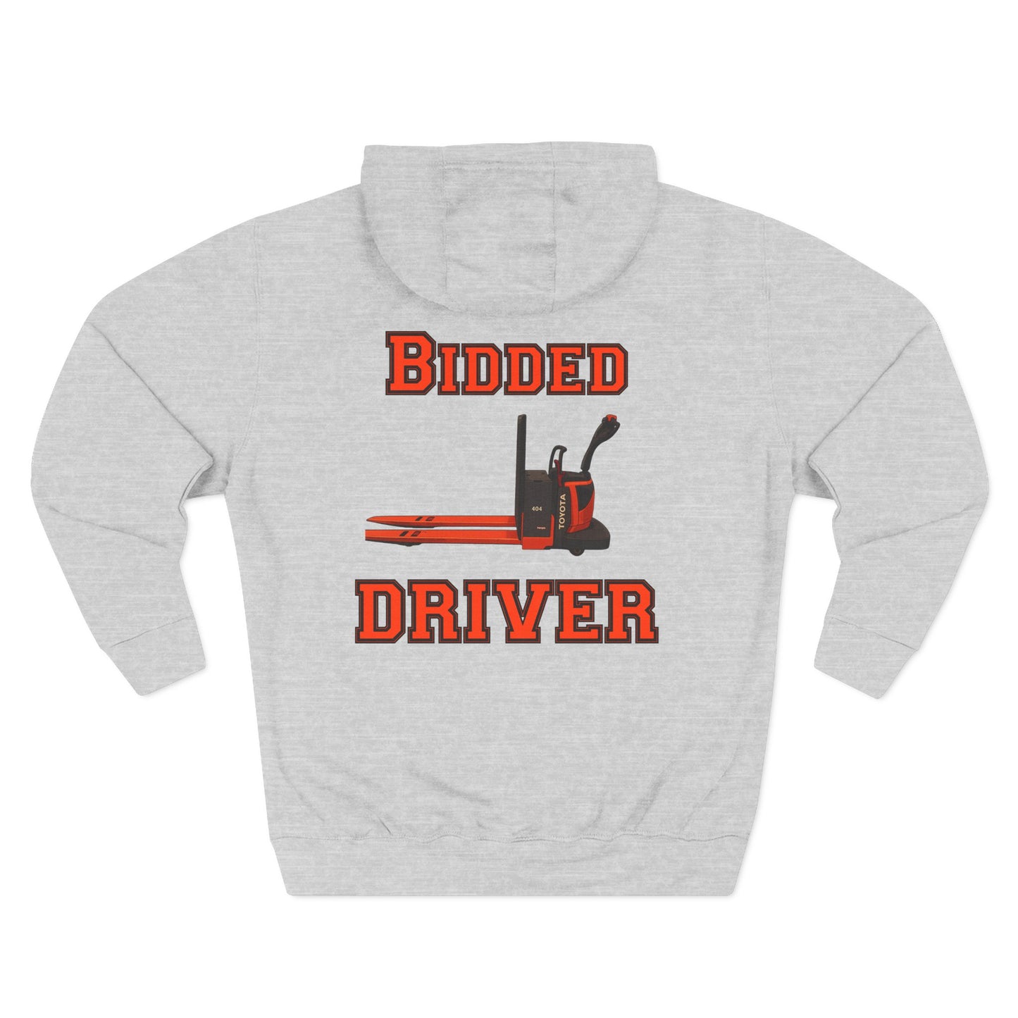 USPS Equipment Operator Hoodie — Bidded Driver Fleece Pullover