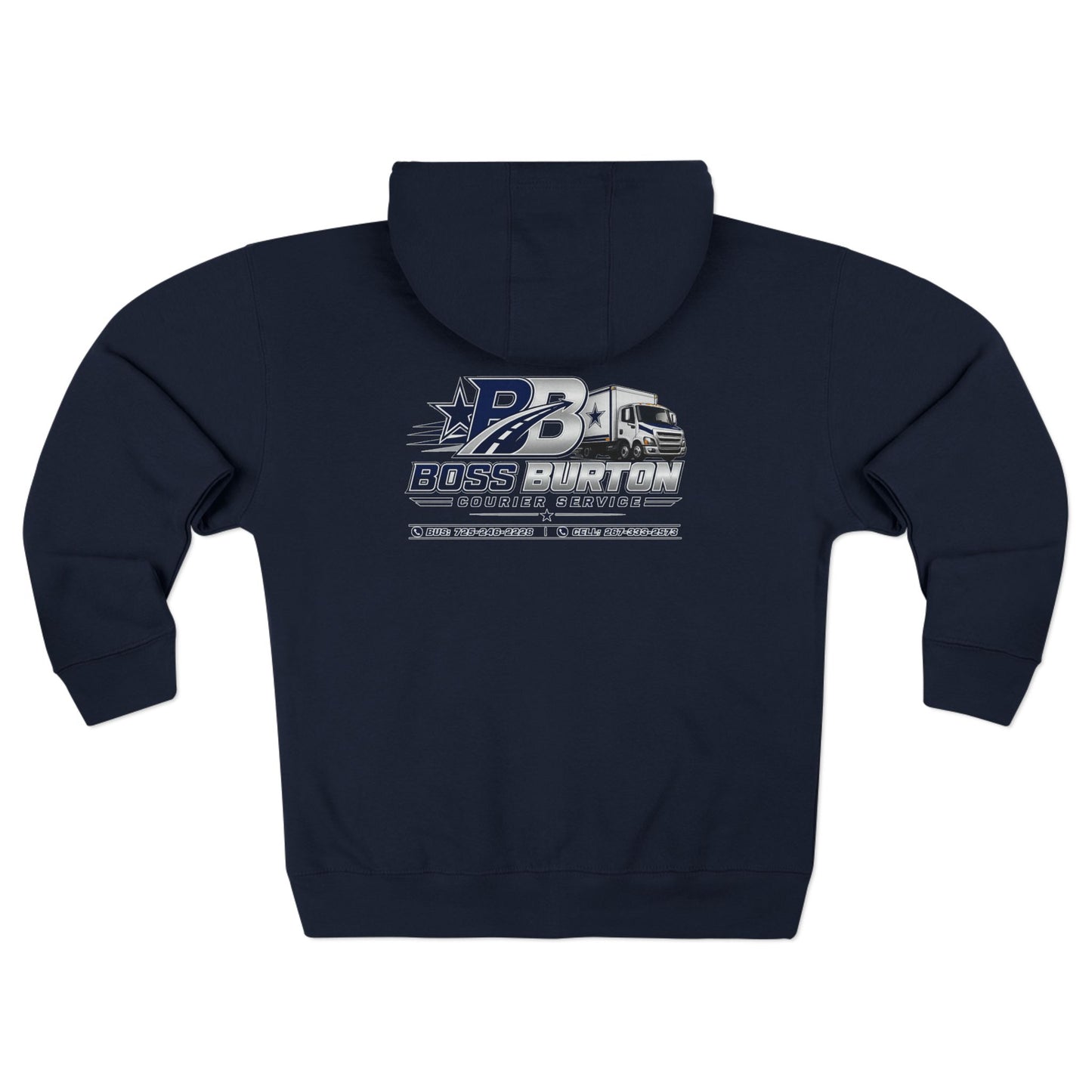 Boss Burton Logo Zip Up Hoodie