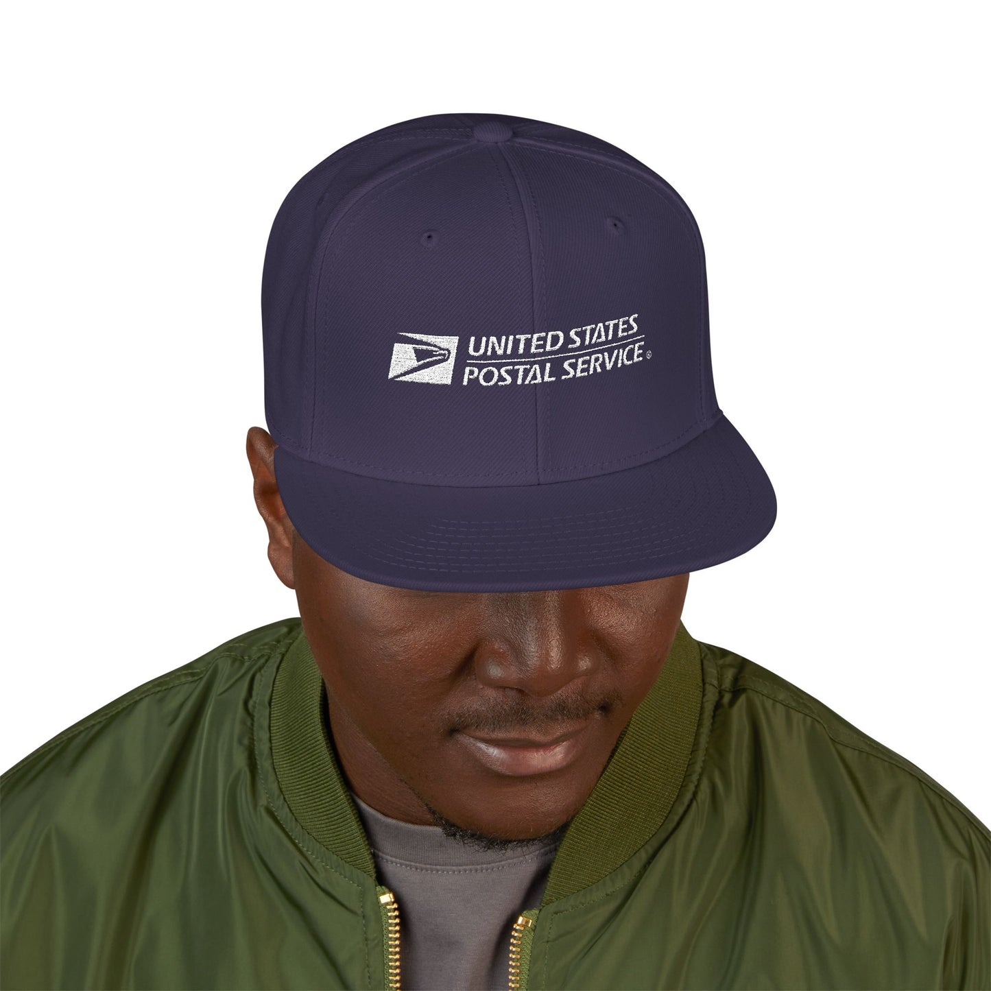 USPS Embroidered Snapback Hat